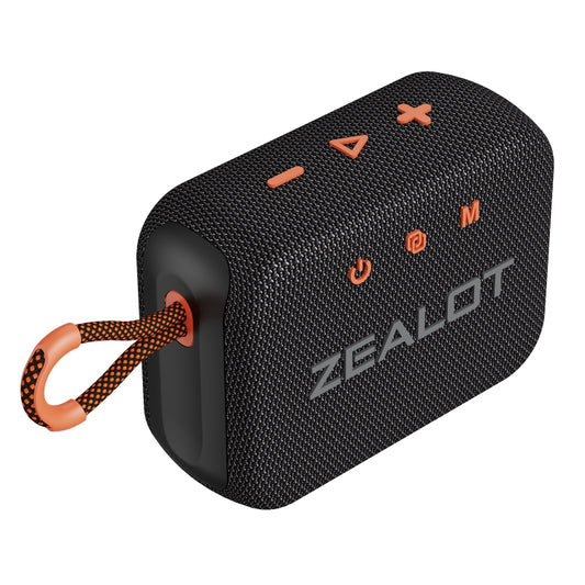Zealot S75 Portable Outdoor IPX6 Waterproof Bluetooth Speaker(Black) - Waterproof Speaker by ZEALOT | Online Shopping UK | buy2fix