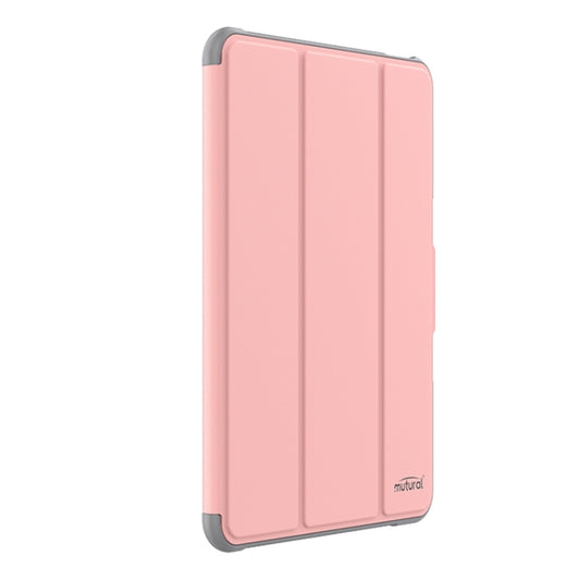 For iPad Pro 13 2024 Mutural PC Hybrid TPU Leather Smart Tablet Case(Pink) - iPad Pro 13 2024 Cases by Mutural | Online Shopping UK | buy2fix