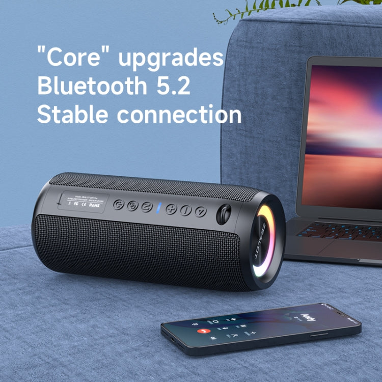 Zealot S51 Pro Shocking Bass Bluetooth Speaker with Colorful Light(Red) - Desktop Speaker by ZEALOT | Online Shopping UK | buy2fix