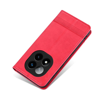 For Redmi Note 14 Pro+ 5G AZNS Magnetic Calf Texture Flip Leather Phone Case(Red) - Note 14 Pro+ Cases by AZNS | Online Shopping UK | buy2fix