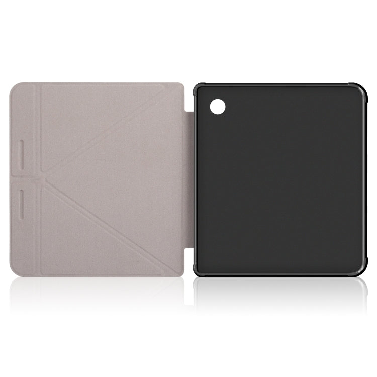 For Kobo Libra Colour 2024 Solid Color Deformation TPU Leather Smart Tablet Case(Big Eyes) - Others by buy2fix | Online Shopping UK | buy2fix
