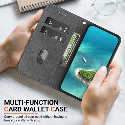 For Xiaomi Redmi K70 Pro / K70 Crystal Texture Colored Drawing Leather Phone Case(Blue Pansies) - K70 Cases by buy2fix | Online Shopping UK | buy2fix