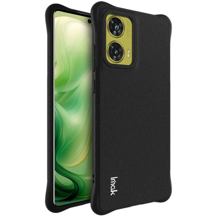 For Motorola Moto G85 / S50 Neo imak Shockproof Airbag TPU Phone Case(Matte Black) - Motorola Cases by imak | Online Shopping UK | buy2fix