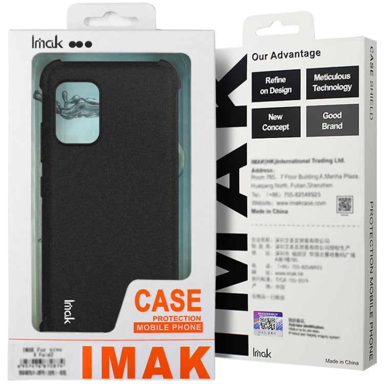 For Realme GT Neo6 5G imak Shockproof Airbag TPU Phone Case(Matte Black) - Realme Cases by imak | Online Shopping UK | buy2fix