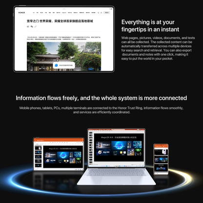Honor MagicPad2 WiFi Tablet PC, 16GB+512GB, 12.3 inch MagicOS 8.0.1 Qualcomm Snapdragon 8s Gen 3 Octa Core(White) - Huawei by Huawei | Online Shopping UK | buy2fix
