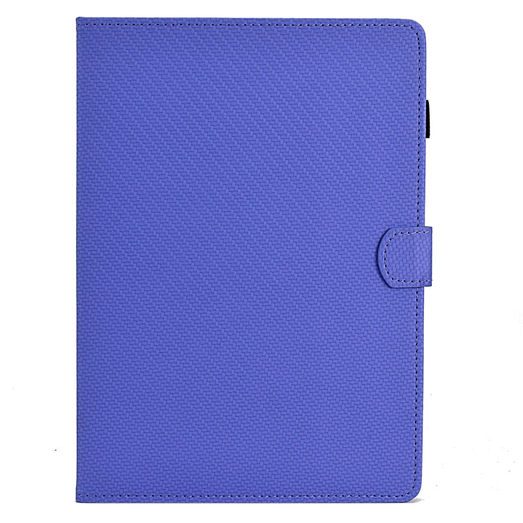 For Samsung Galaxy Tab A 10.1 2019 Solid Color Fiber Texture Smart Tablet Leather Case(Purple) - Tab A 10.1 (2019) T510 / T515 by buy2fix | Online Shopping UK | buy2fix