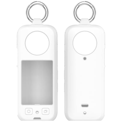 For Insta 360 X4 Portable Silicone Protective Case(White) - Case & Bags by buy2fix | Online Shopping UK | buy2fix