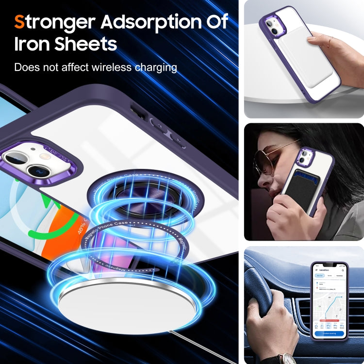 For iPhone 16 Plus Magnetic Rotating Ring Holder Phone Case(Dark Purple) - iPhone 16 Plus Cases by buy2fix | Online Shopping UK | buy2fix