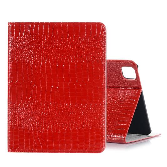 For iPad Pro 13  2024 Crocodile Texture Leather Tablet Case(Red) - iPad Pro 13 2024 Cases by buy2fix | Online Shopping UK | buy2fix