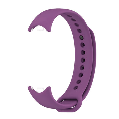 For Xiaomi Smart Band 9 / 8 MIJOBS Metal Buckle Solid Color Silicone Watch Band(Purple) - Watch Bands by MIJOBS | Online Shopping UK | buy2fix