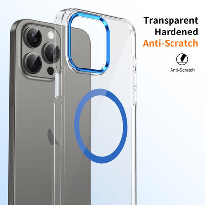 For iPhone 16 Pro Ice Feel HD Transparent MagSafe PC Full Coverage Phone Case(Blue) - iPhone 16 Pro Cases by buy2fix | Online Shopping UK | buy2fix