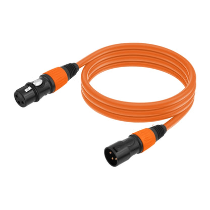 JC1015 XLR 3pin Male to Female Audio Cable, Length:3m(Orange) - Microphone Audio Cable & Connector by buy2fix | Online Shopping UK | buy2fix