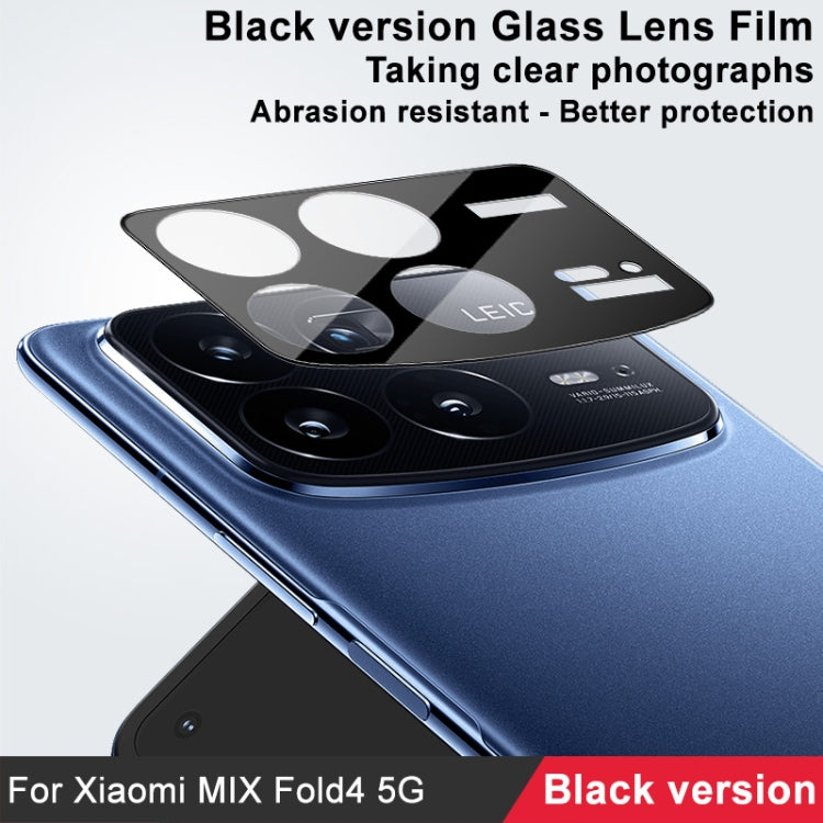 For Xiaomi Mix Fold 4 IMAK Rear Camera Lens Glass Film Black Version - Mix Fold 4 Tempered Glass by imak | Online Shopping UK | buy2fix