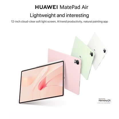 HUAWEI MatePad Air 12 inch WiFi Tablet PC, Soft Light Screen 12GB+256GB, HarmonyOS 4.2 Hisilicon Kirin 9000W(Pink) - Huawei by Huawei | Online Shopping UK | buy2fix