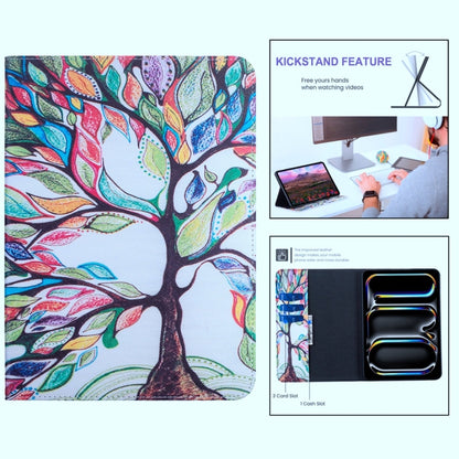 For Samsung Galaxy Tab S6 Lite 2024 Colored Drawing Leather Tablet Case(Life Tree) - Other Galaxy Tab PC by buy2fix | Online Shopping UK | buy2fix