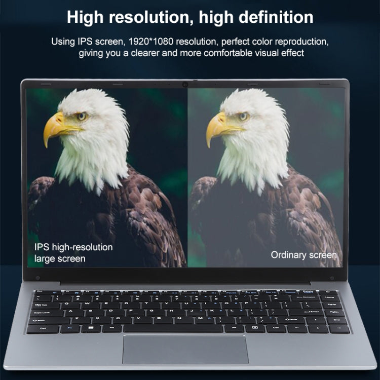 14 inch Windows 11 Laptop, 16GB+256GB, Gen 5th Intel Core i7 CPU, 180 Degree Rotation Axis(Silver) - Others by buy2fix | Online Shopping UK | buy2fix