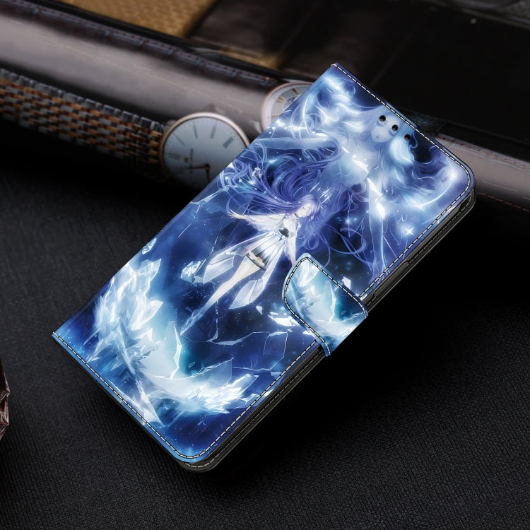 For iPhone 16 Pro Crystal Painted Leather Phone case(Magic Fairy) - iPhone 16 Pro Cases by buy2fix | Online Shopping UK | buy2fix