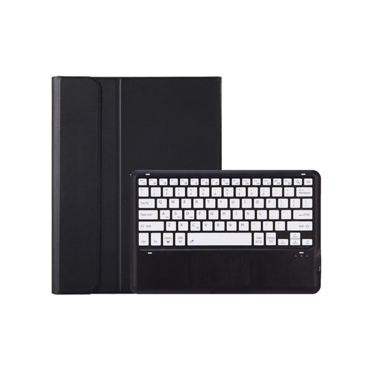 For Xiaomi Redmi Pad Pro 12.1 A0N11 Detachable Bluetooth Keyboard TPU Lambskin Leather Tablet Case(Black White) - Others Keyboard by buy2fix | Online Shopping UK | buy2fix