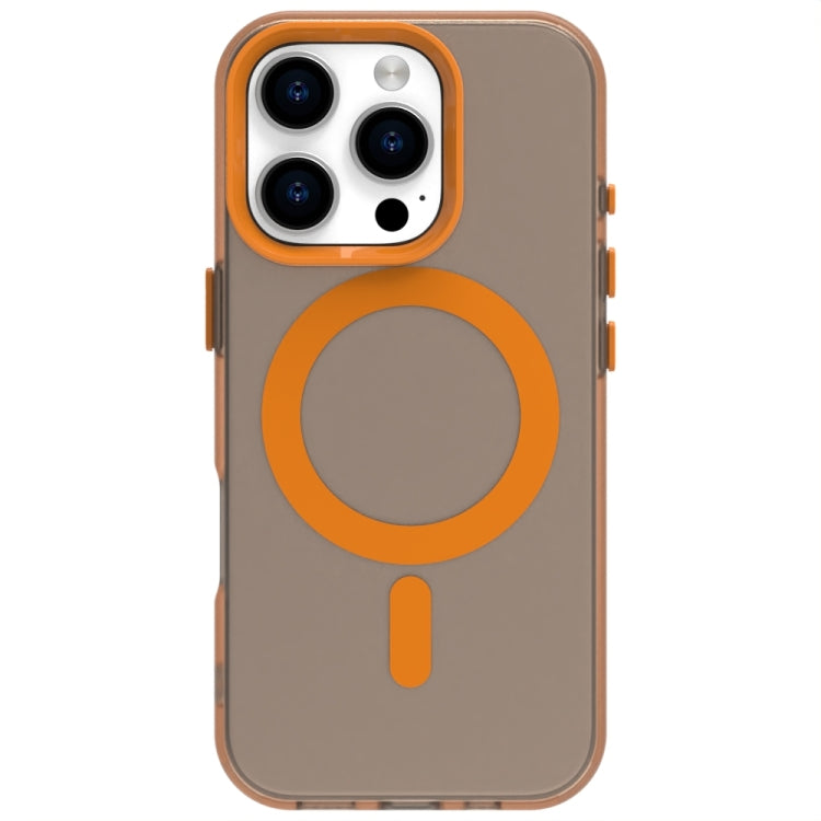 For iPhone 16 Pro Max Candy Magsafe PC Hybrid TPU Phone Case(Orange) - iPhone 16 Pro Max Cases by buy2fix | Online Shopping UK | buy2fix