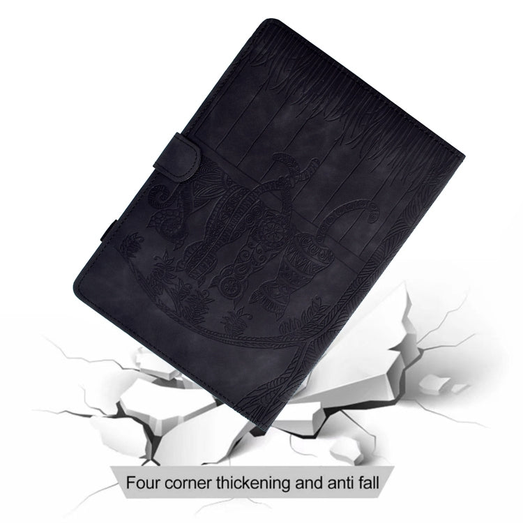 For iPad Pro 11 2024 Cats Embossed Leather Smart Tablet Case(Black) - iPad Pro 11 2024 Cases by buy2fix | Online Shopping UK | buy2fix