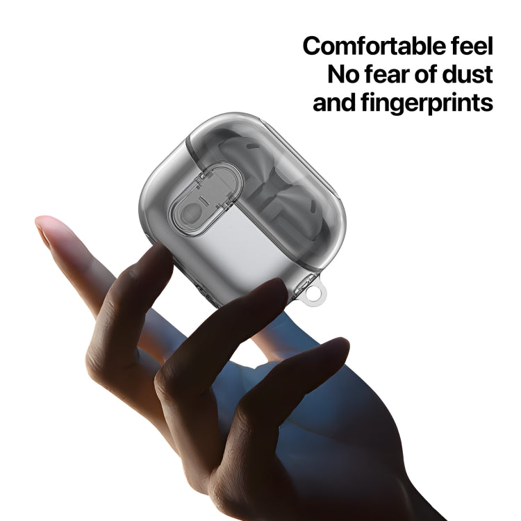 For Samsung Galaxy Buds3 / 3 Pro DUX DUCIS SECI Series Earbuds Box Protective Case(Clear Black) - Samsung Earphone Case by DUX DUCIS | Online Shopping UK | buy2fix