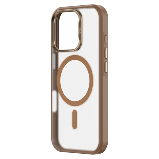 For iPhone 16 Pro Max ZGA Magsafe Frosted PC Hybrid TPU Phone Case(Gold) - iPhone 16 Pro Max Cases by ZGA | Online Shopping UK | buy2fix