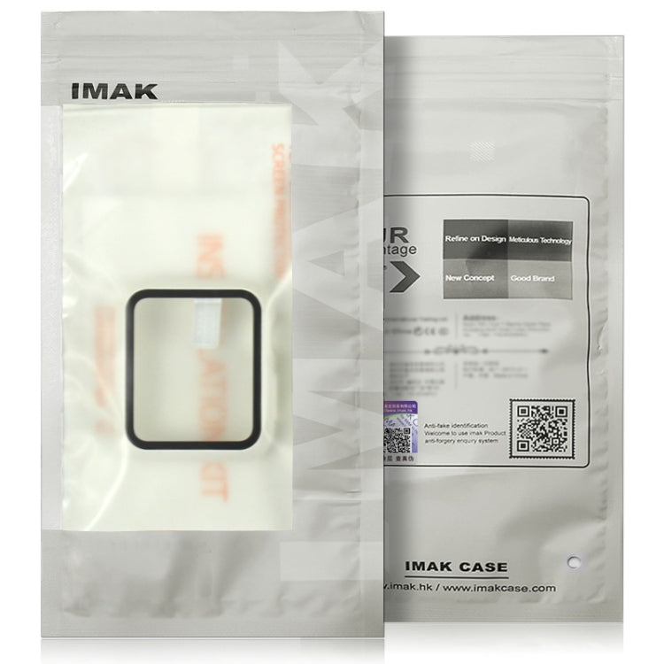 For Apple Watch Series 10 42mm imak Integrated Watch Case with Film(Rose Gold) - Watch Cases by imak | Online Shopping UK | buy2fix