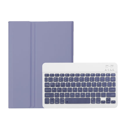 For Huawei MatePad SE 11 2024 AH21 Ultra-thin Detachable Bluetooth Keyboard Leather Tablet Case(Lavender White) - Others Keyboard by buy2fix | Online Shopping UK | buy2fix