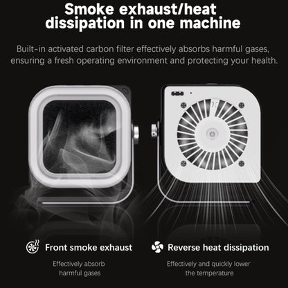 TBK F001 3 in 1 Smoking & UV Curing & Filtration Smoke Exhaust Multifunctional Fan - Others by TBK | Online Shopping UK | buy2fix