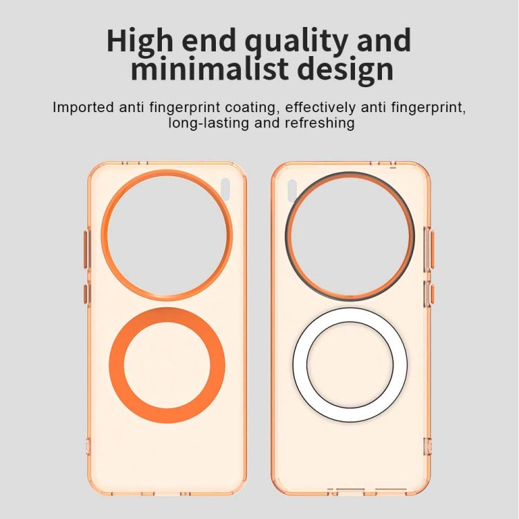 For vivo X200 Pro mini Candy Magsafe PC Hybrid TPU Phone Case(Orange) - X200 Pro mini Cases by buy2fix | Online Shopping UK | buy2fix