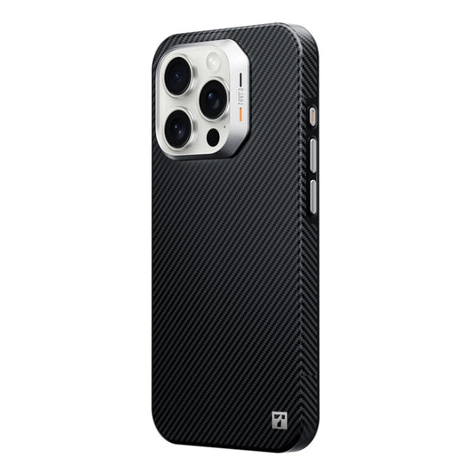 For iPhone 16 Pro TGVIS Carbon Fiber Series Full Body Coverage MagSafe Phone Case(Black) - iPhone 16 Pro Cases by TGVIS | Online Shopping UK | buy2fix