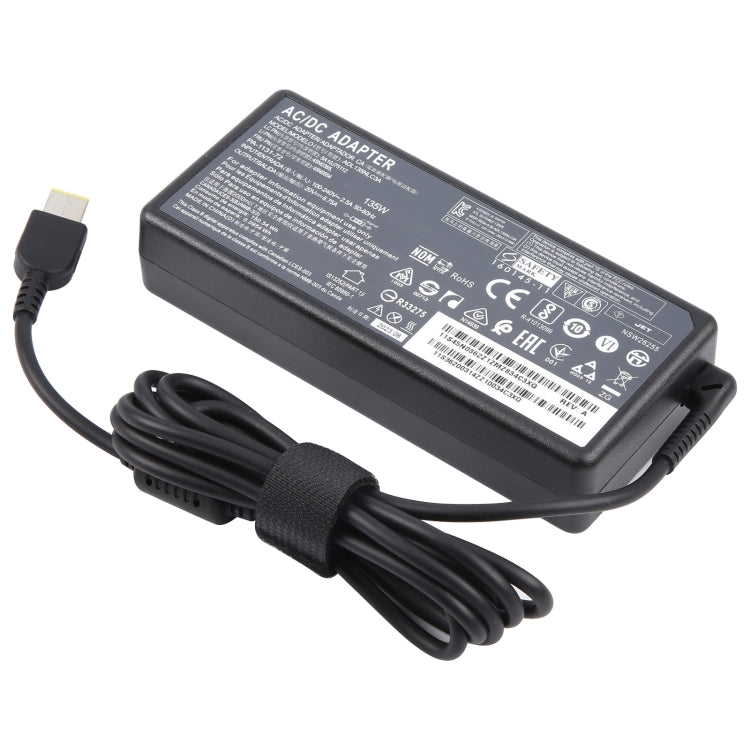 135W 20V 6.75A Laptop Notebook Power Adapter For Lenovo USB Jack, Plug:UK Plug - For Lenovo by buy2fix | Online Shopping UK | buy2fix