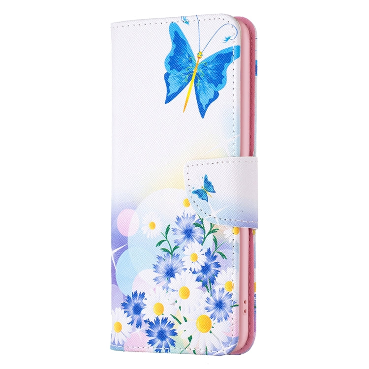 For Samsung Galaxy S25 5G Colored Drawing Pattern Leather Phone Case(Butterfly Love) - Galaxy S25 5G Cases by buy2fix | Online Shopping UK | buy2fix