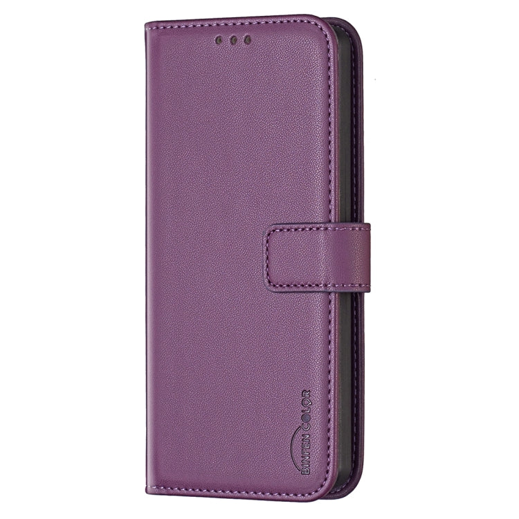 For Samsung Galaxy S25 Ultra 5G Magnetic Buckle Leather Phone Case(Dark Purple) - Galaxy Phone Cases by buy2fix | Online Shopping UK | buy2fix