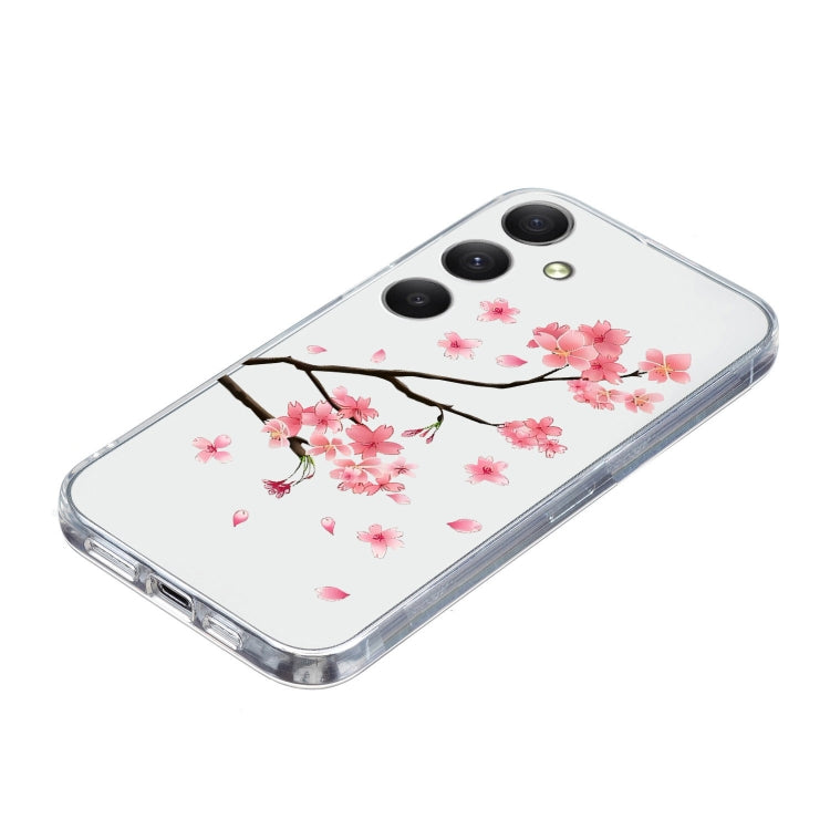 For Samsung Galaxy S25 5G Colorful Painting Pattern TPU Phone Case(Plum Blossom) - Galaxy S25 5G Cases by buy2fix | Online Shopping UK | buy2fix