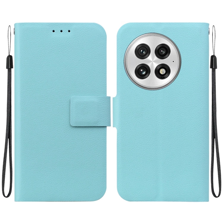 For OnePlus 13 Ultra-thin Voltage Magnetic Buckle Leather Phone Case(Green) - OnePlus Cases by buy2fix | Online Shopping UK | buy2fix