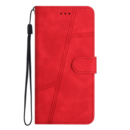 For Samsung Galaxy S25 5G Skin-feel Stitching Leather Phone Case(Red) - Galaxy S25 5G Cases by buy2fix | Online Shopping UK | buy2fix