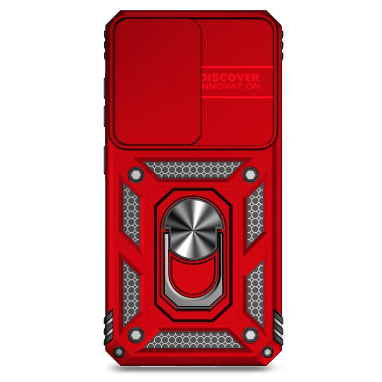 For Samsung Galaxy S25+ 5G Sliding Camshield Holder Phone Case(Red) - Galaxy S25+ 5G Cases by buy2fix | Online Shopping UK | buy2fix