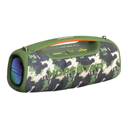 HOPESTAR A60 100W Outdoor Portable IPX6 Waterproof Bluetooth Speaker with Microphone(Camouflage) - Waterproof Speaker by HOPESTAR | Online Shopping UK | buy2fix