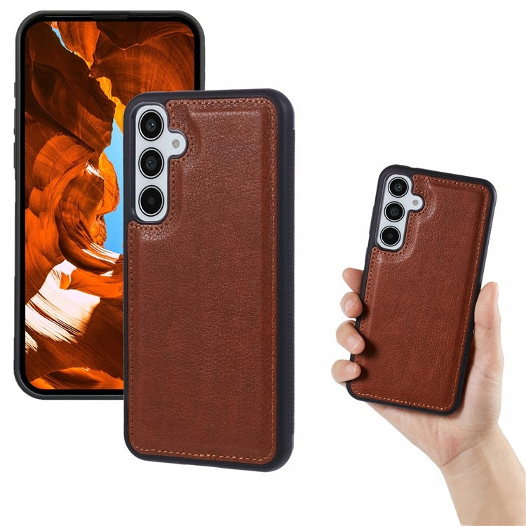 For Samsung Galaxy S25+ 5G Multifunctional 7-Card Wallet Leather Phone Case(Brown) - Galaxy S25+ 5G Cases by buy2fix | Online Shopping UK | buy2fix