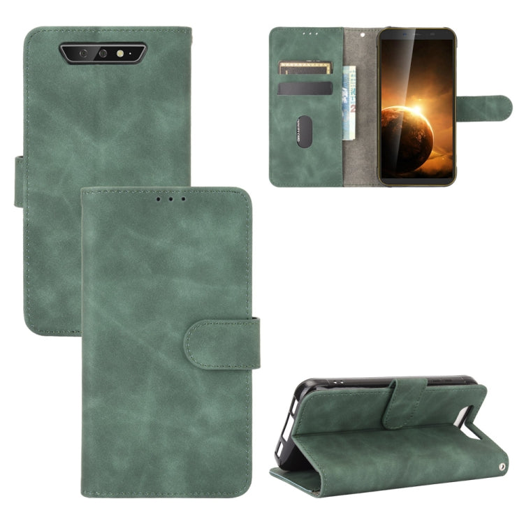 For Blackview BV5500 / BV5500 Pro / BV5500 Plus Solid Color Skin Feel Magnetic Buckle Horizontal Flip Calf Texture PU Leather Case with Holder & Card Slots & Wallet(Green) - More Brand by buy2fix | Online Shopping UK | buy2fix