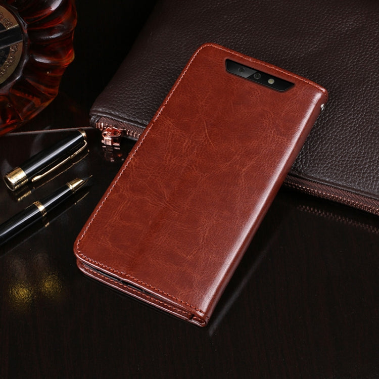 For Blackview BV5500 idewei Crazy Horse Texture Horizontal Flip Leather Case with Holder & Card Slots & Wallet(Rose Red) - More Brand by idewei | Online Shopping UK | buy2fix