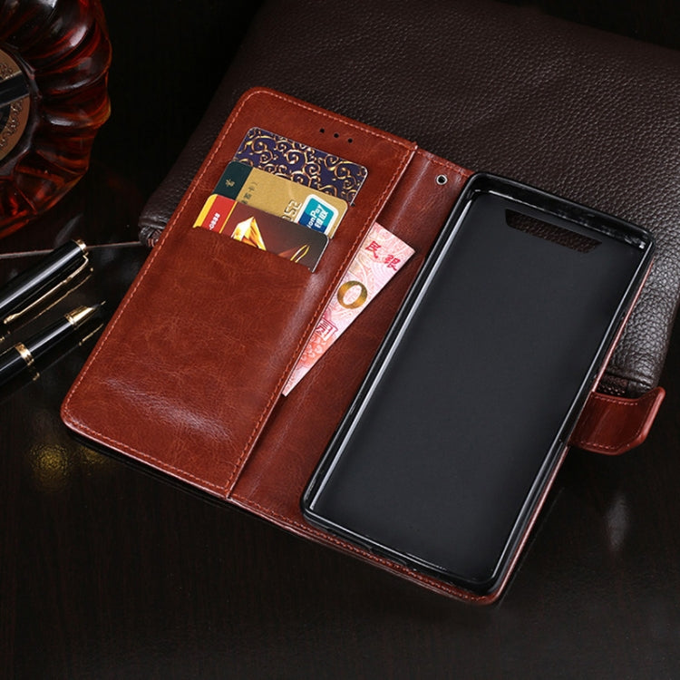 For Blackview BV5500 idewei Crazy Horse Texture Horizontal Flip Leather Case with Holder & Card Slots & Wallet(Rose Red) - More Brand by idewei | Online Shopping UK | buy2fix