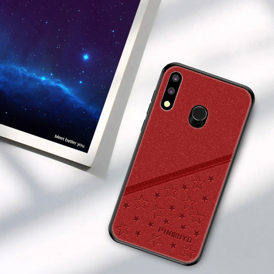 PINWUYO Full Coverage Waterproof Shockproof PC+TPU+PU Case for Huawei P30 Lite (Red) - Huawei Cases by PINWUYO | Online Shopping UK | buy2fix