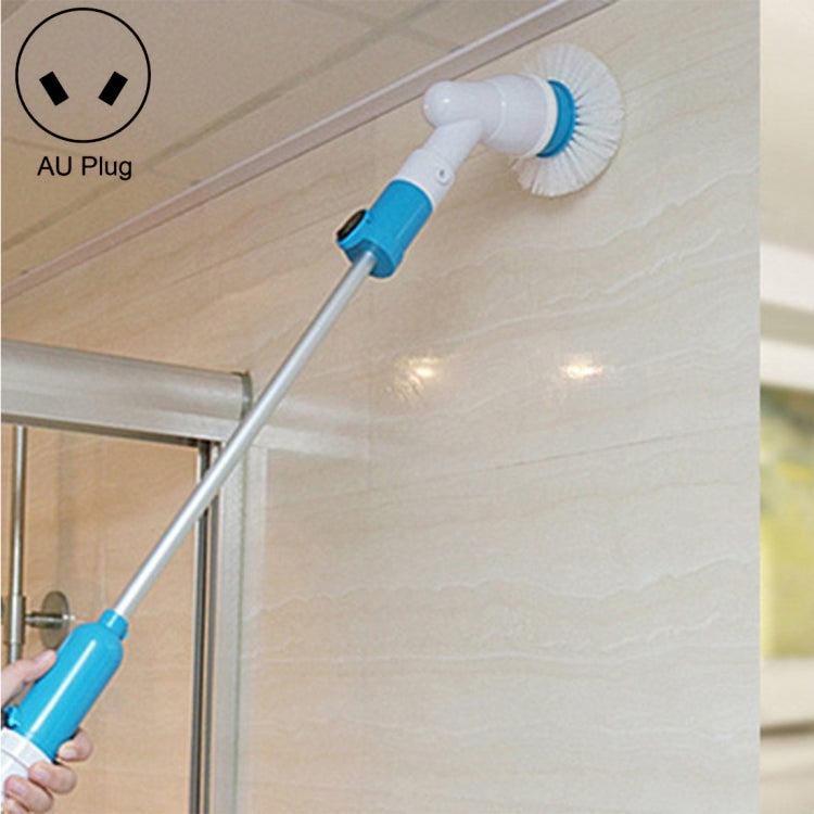 Multi-function Tub and Tile Scrubber Cordless Power Spin Scrubber Power Cleaning Brush Set for Bathroom Floor Wall, AU Plug - Cleaning Tools by buy2fix | Online Shopping UK | buy2fix