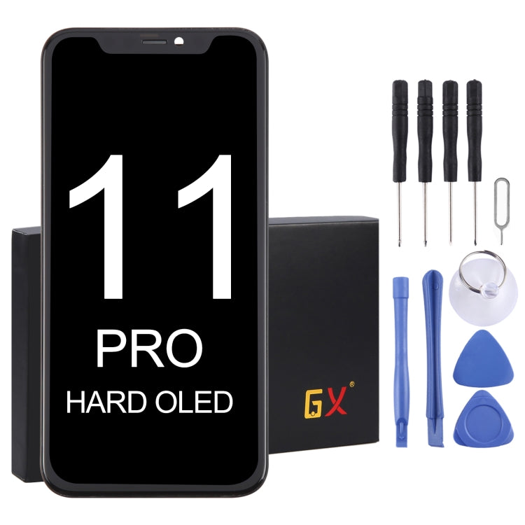 GX OLED Screen with Frame for iPhone 11 Pro (Black) - LCD Related Parts by GX | Online Shopping UK | buy2fix