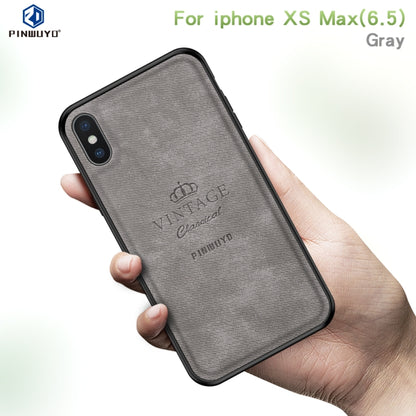 For iPhone XS Max PINWUYO Anti-wrestling Waterproof Full Coverage PC Case(Grey) - More iPhone Cases by PINWUYO | Online Shopping UK | buy2fix
