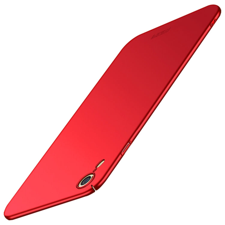 For iPhone XR MOFI Frosted PC Ultra-thin Full Coverage Protective Case (Red) - More iPhone Cases by MOFI | Online Shopping UK | buy2fix