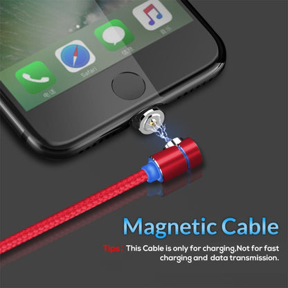 TOPK AM30 2m 2.4A Max USB to 8 Pin 90 Degree Elbow Magnetic Charging Cable with LED Indicator(Red) - Charging Cable & Head by TOPK | Online Shopping UK | buy2fix