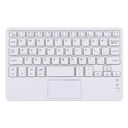 Bluetooth Wireless Keyboard with Touch Panel, Compatible with All Android & Windows 9 inch Tablets with Bluetooth Functions(White) - Universal Keyboard by buy2fix | Online Shopping UK | buy2fix